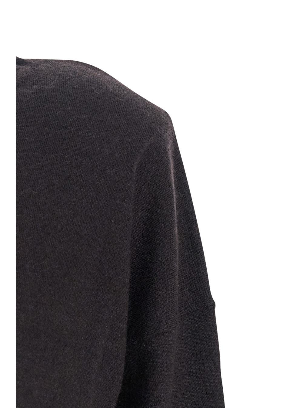 P.A.R.O.S.H. Women Brown Dress With Boat Neck In Wool And Cashmere Blend Woman