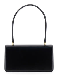 VALENTINO GARAVANI Valentino Garavani Women 'Vain' Black Shoulder Strap With Vlogo Plaque On The Front And One Top Handle In Leather Woman