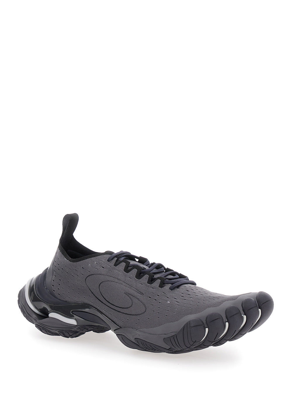 Balenciaga Men 'Anatomic Runner' Black Sneaker With Anatomical Five-Toe Shape In Tech Fabric Man