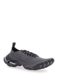 Balenciaga Men 'Anatomic Runner' Black Sneaker With Anatomical Five-Toe Shape In Tech Fabric Man