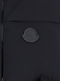 Moncler Genius Women 'Otis' Black High-Neck Vest With Logo Patch On The Chest In Tech Fabric Woman
