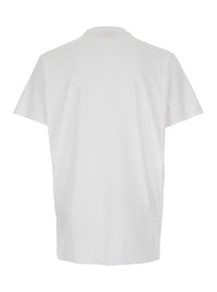 Dsquared2 Men 'Ducati X D2' White T-Shirt With Logo On The Front In Cotton Man