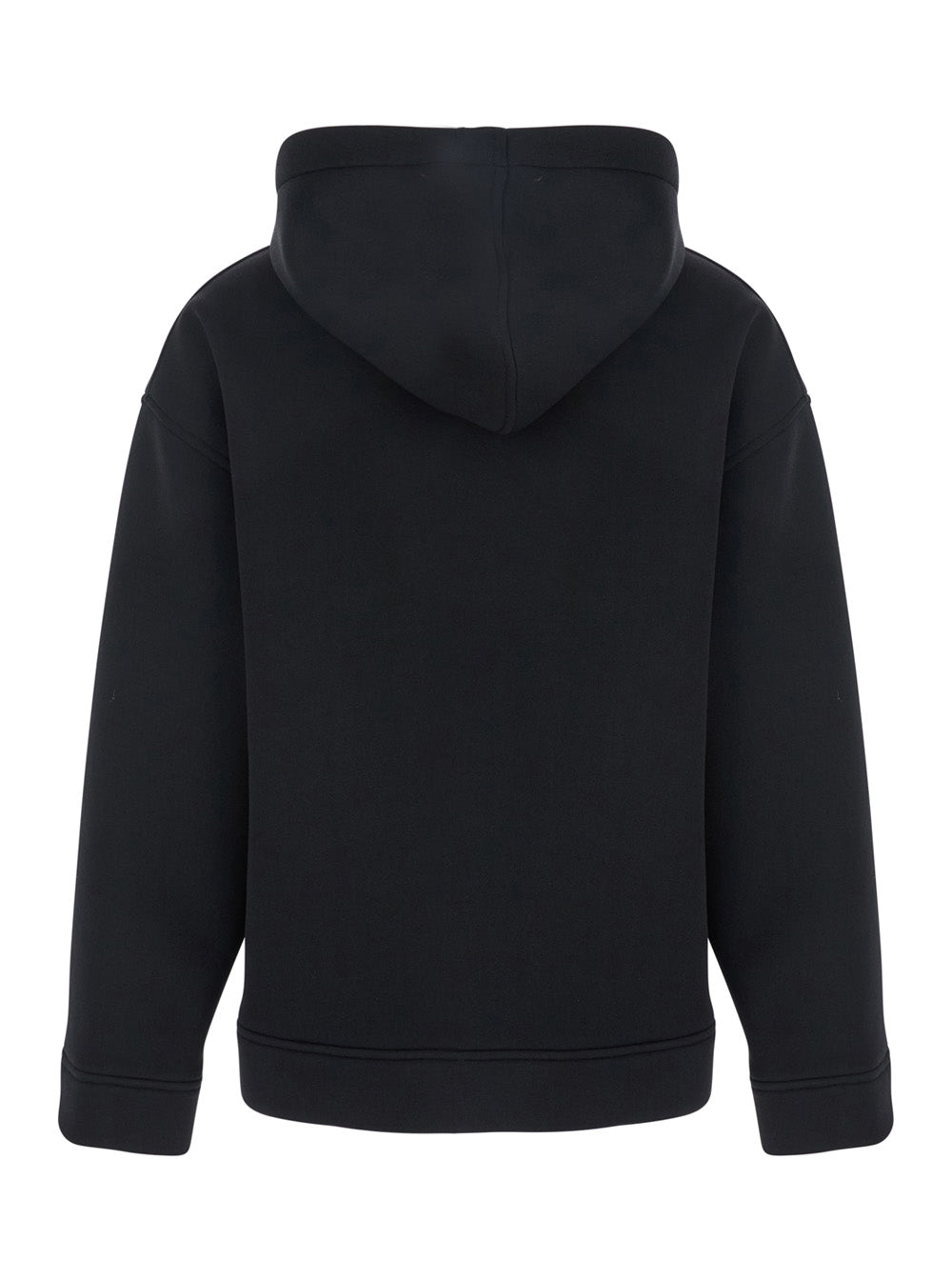 Leplain Women Black Jacket With Fixed Hood And Two Front Pockets In Tech Fabric Woman