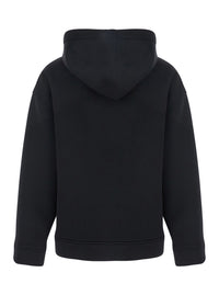 Leplain Women Black Jacket With Fixed Hood And Two Front Pockets In Tech Fabric Woman