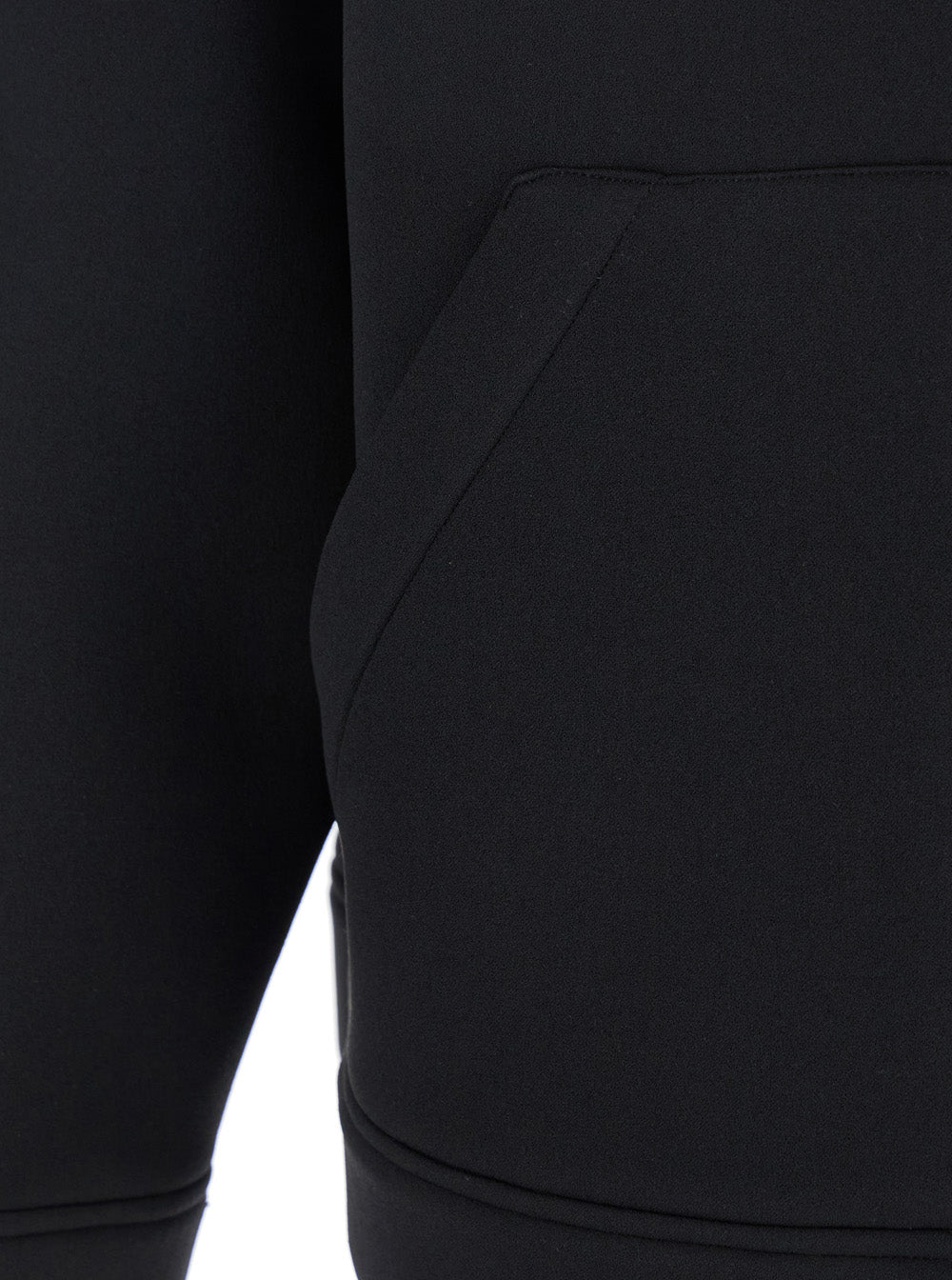 Leplain Women Black Jacket With Fixed Hood And Two Front Pockets In Tech Fabric Woman