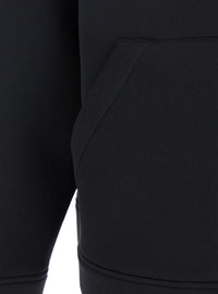 Leplain Women Black Jacket With Fixed Hood And Two Front Pockets In Tech Fabric Woman