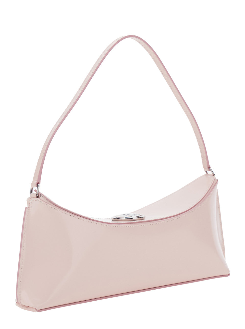 JACQUEMUS Jacquemus Women 'Le Calisso' Pink Shoulder Bag With Engraved Snap Button In Leather Woman