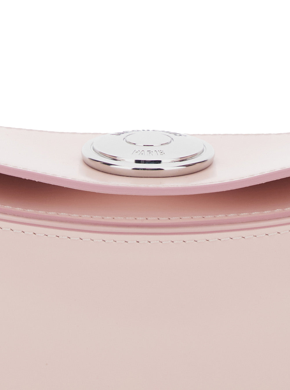 JACQUEMUS Jacquemus Women 'Le Calisso' Pink Shoulder Bag With Engraved Snap Button In Leather Woman