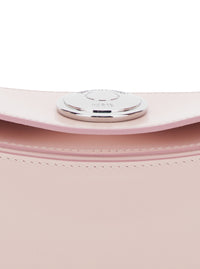 JACQUEMUS Jacquemus Women 'Le Calisso' Pink Shoulder Bag With Engraved Snap Button In Leather Woman
