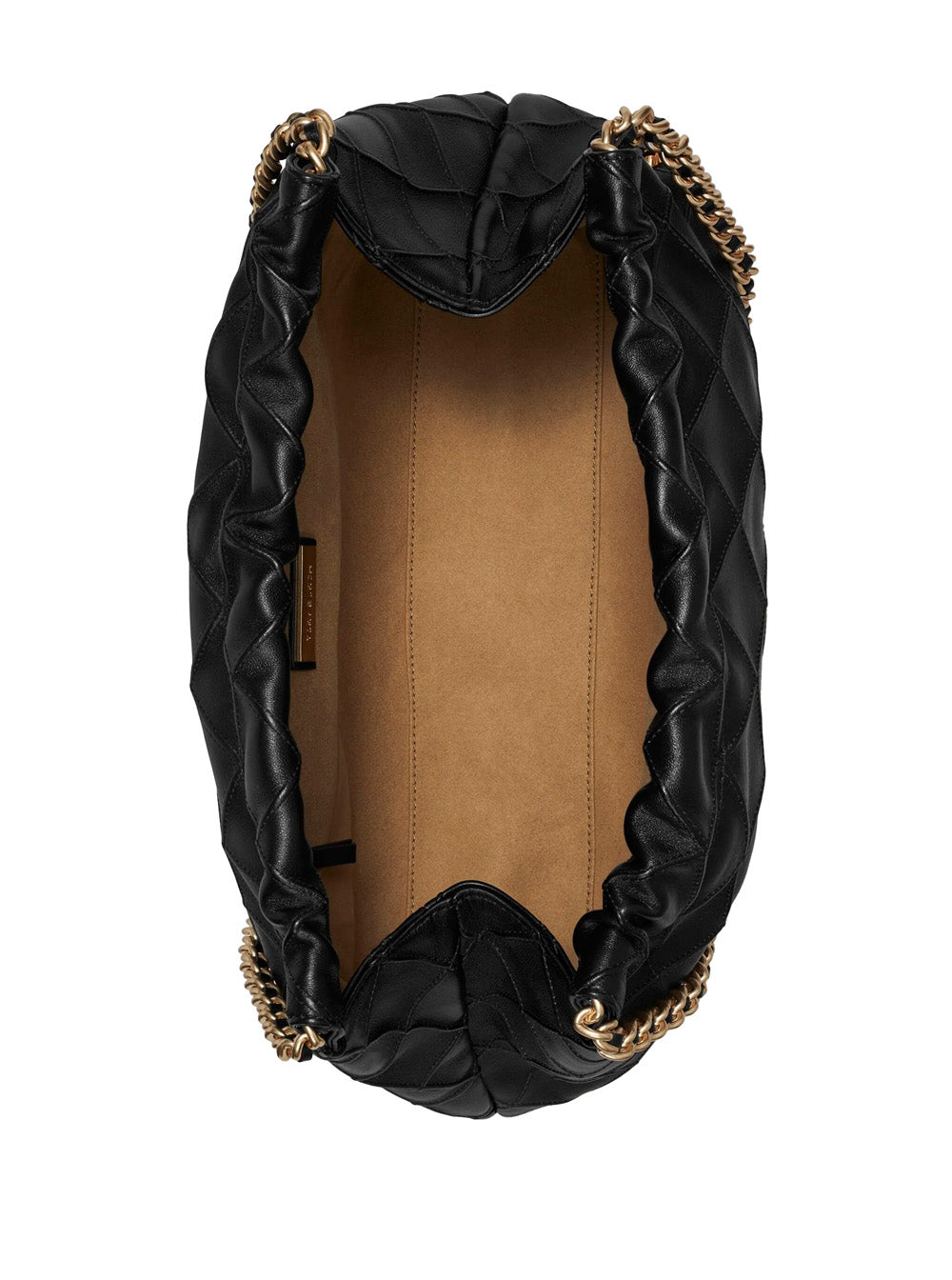 TORY BURCH Tory Burch Women Shoulder Bag With Chain Handles And Diamond Quilting In Black Leather For Women