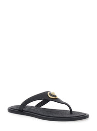 Versace Women Black Slides With Medusa Detail In Rubber Woman