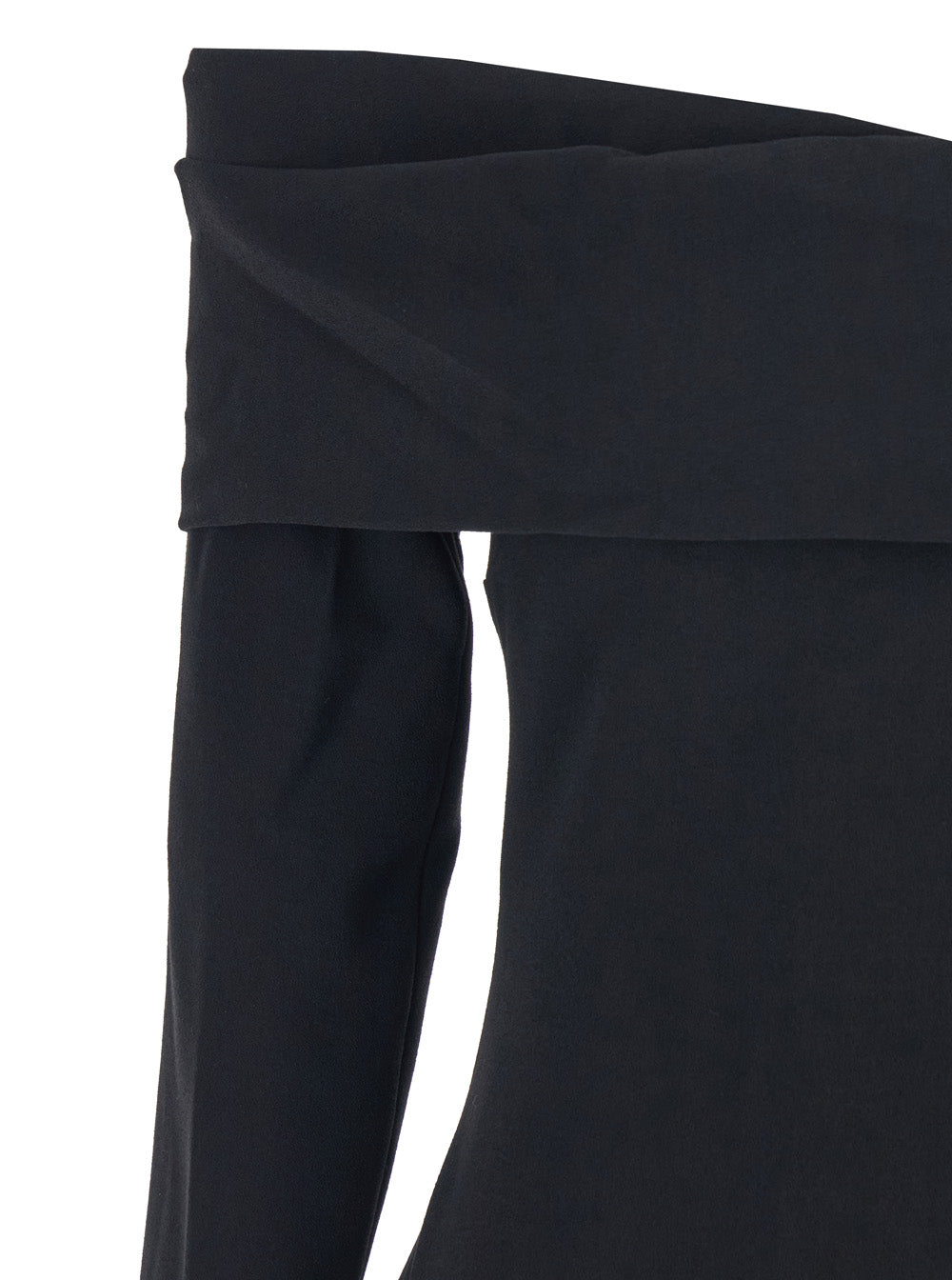 Solace London Women 'Yuni' Black Dress With Square Neckline And Back Closure In Fabric Woman