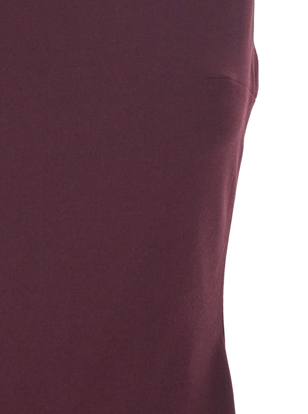 Solace London Women Bordeaux Long Dress With Square Neckline And Cut Out On The Back In Fabric Woman