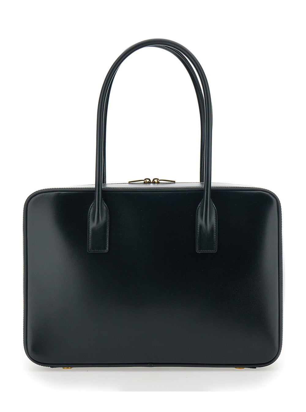 Saint Laurent Women Black Shoulder Bag With Logo Lettering On The Front And Keychain Detail In Leather Woman