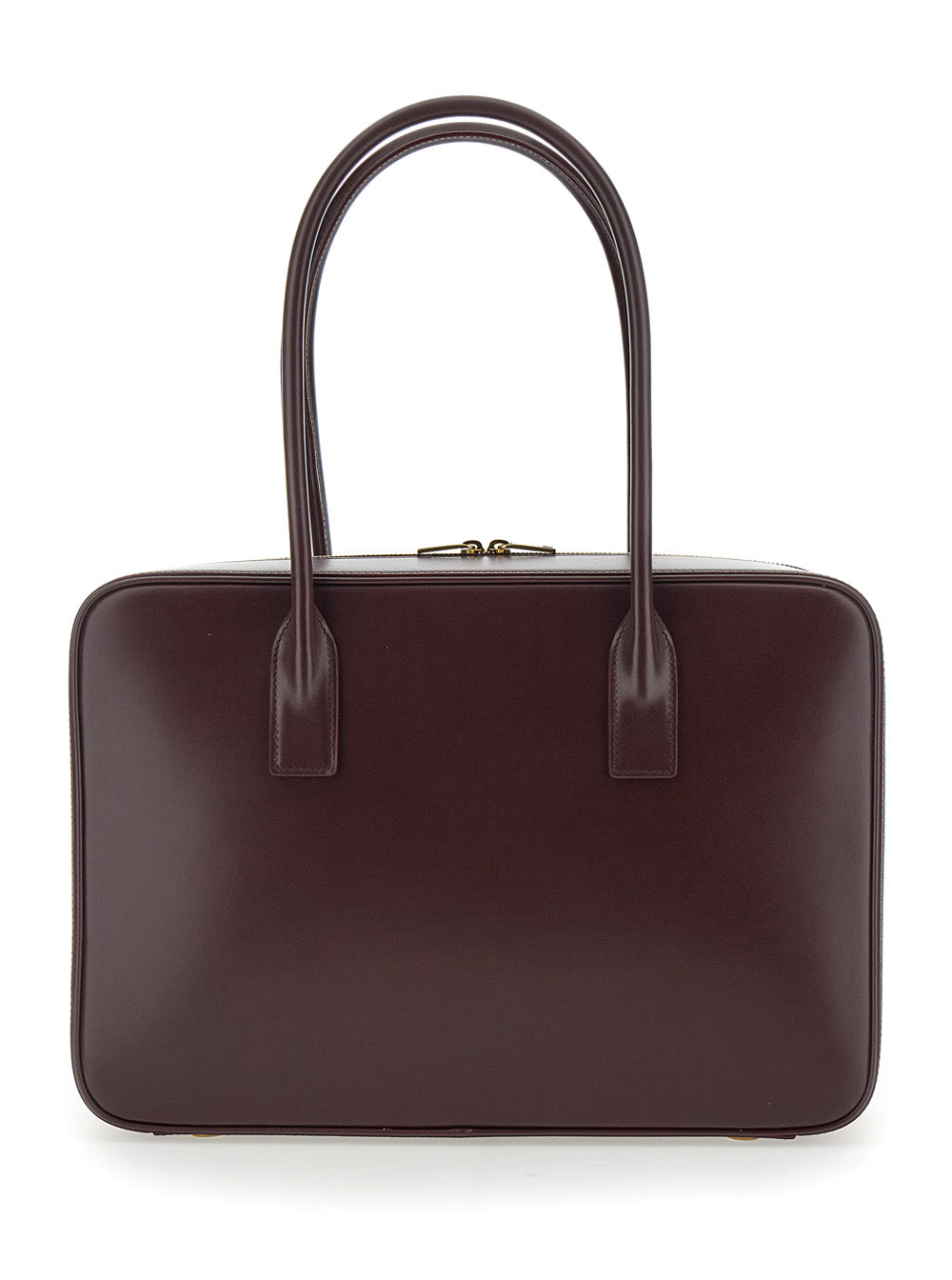 Saint Laurent Women Bordeaux Shoulder Bag With Logo Lettering On The Front And Keychain Detail In Leather Woman