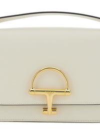 Gucci Women 'Siena Small' White Shoulder Bag With Claw On The Front In Leather Woman