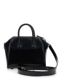 Givenchy Women Handbag 'Antigona' With Laminated Logo In Black Leather Woman