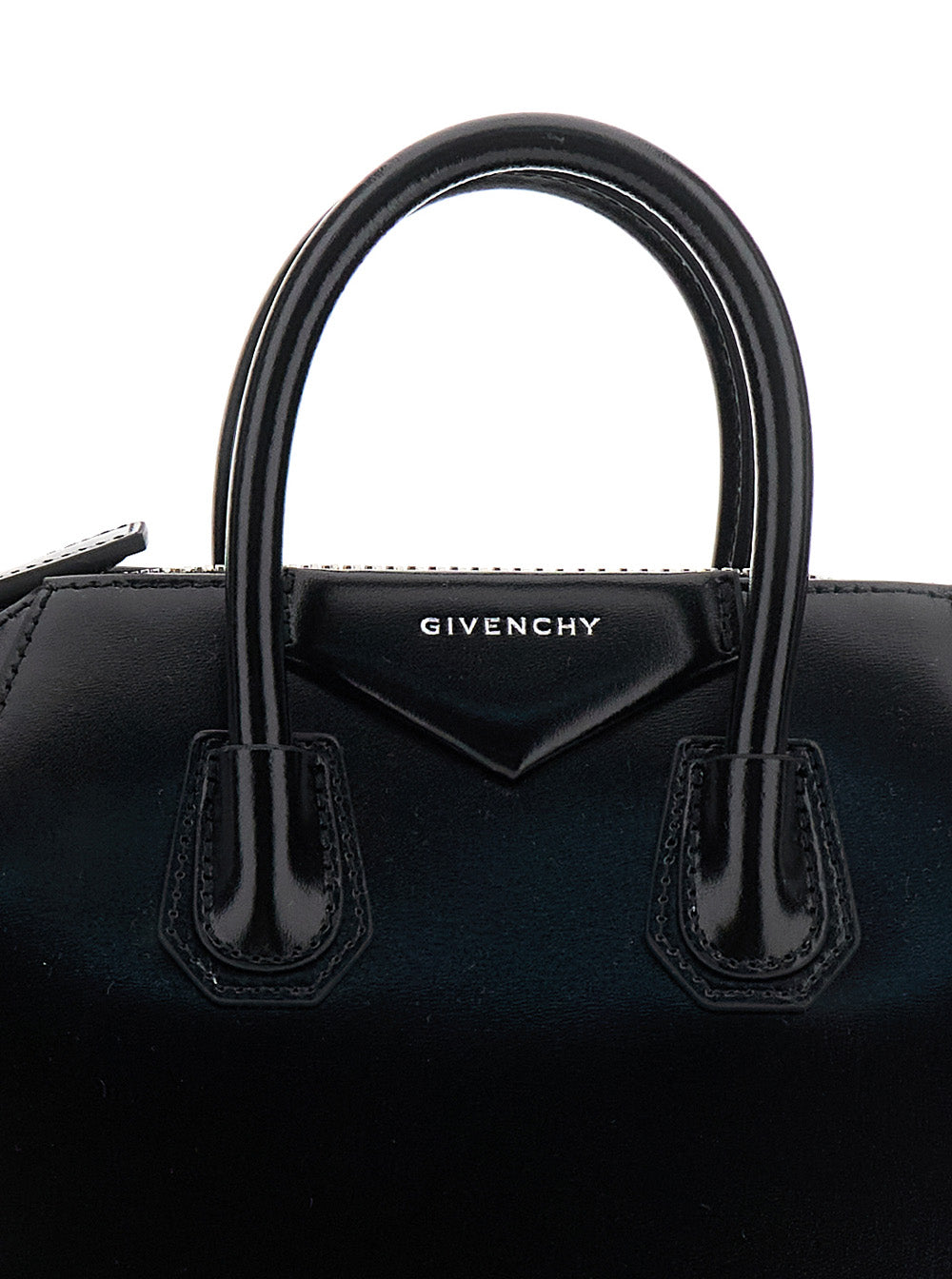 Givenchy Women Handbag 'Antigona' With Laminated Logo In Black Leather Woman
