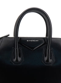 Givenchy Women Handbag 'Antigona' With Laminated Logo In Black Leather Woman