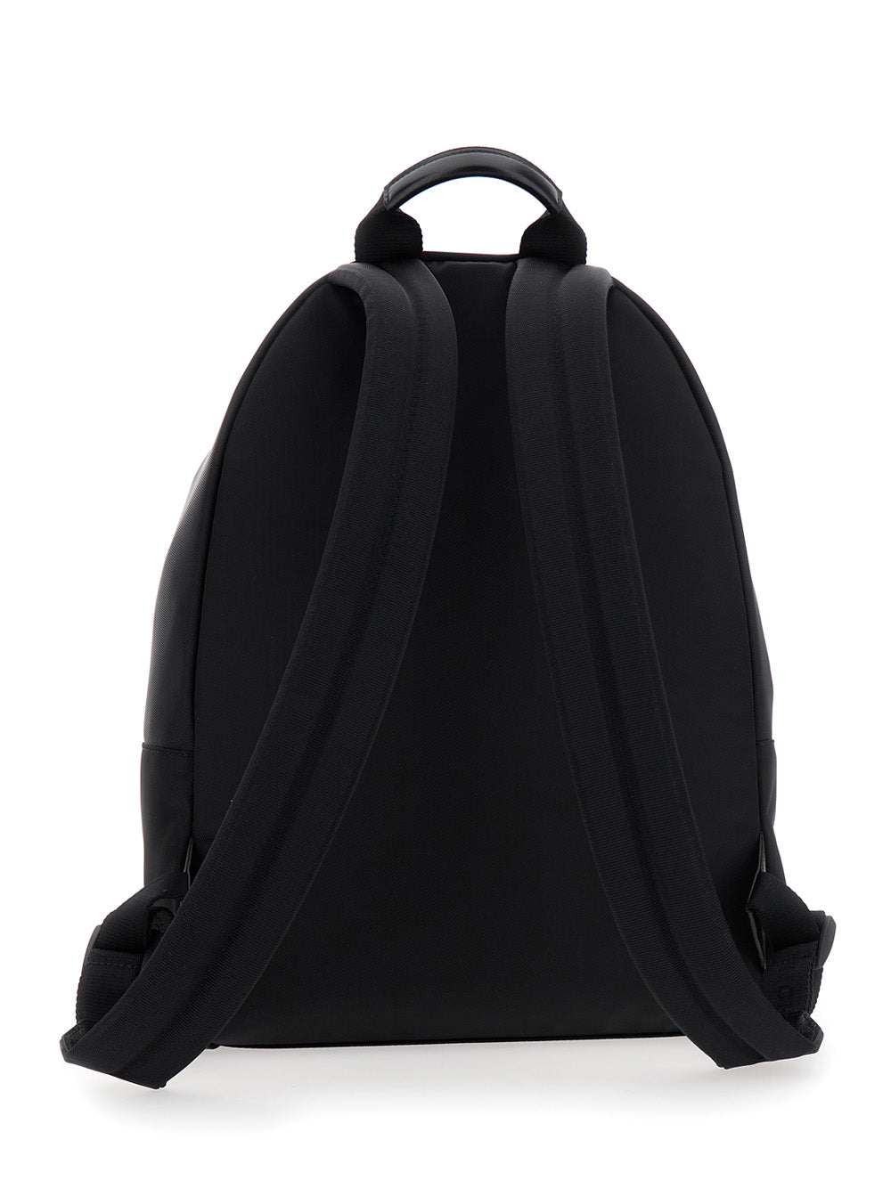 Givenchy Men Black Backpack With Adjustable Straps And Logo On The Front In Tech Fabric For Men