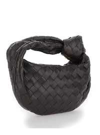 Bottega Veneta Women Brown Handbag 'Mini Jodie' With Woven Nappa In Leather For Women