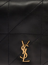 SAINT LAURENT Saint Laurent Women Crossbody Bag 'Mini Jamie 4.3' With Cassandre Detail In Black Quilted Leather For Women