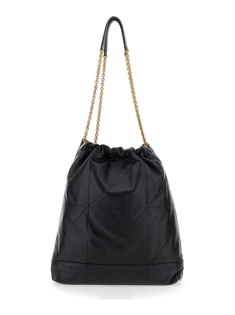 SAINT LAURENT Saint Laurent Women Crossbody Bag 'Jamie' With Two Top Handles With Chain And Cassandre Plate On The Front In Black Leather For Women