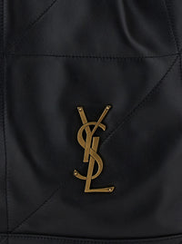 SAINT LAURENT Saint Laurent Women Crossbody Bag 'Jamie' With Two Top Handles With Chain And Cassandre Plate On The Front In Black Leather For Women