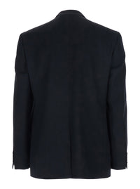 BALENCIAGA Balenciaga Men Black Single-Breasted Jacket With Notched Revers In Wool Man