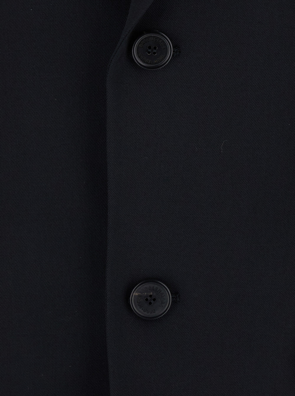 BALENCIAGA Balenciaga Men Black Single-Breasted Jacket With Notched Revers In Wool Man