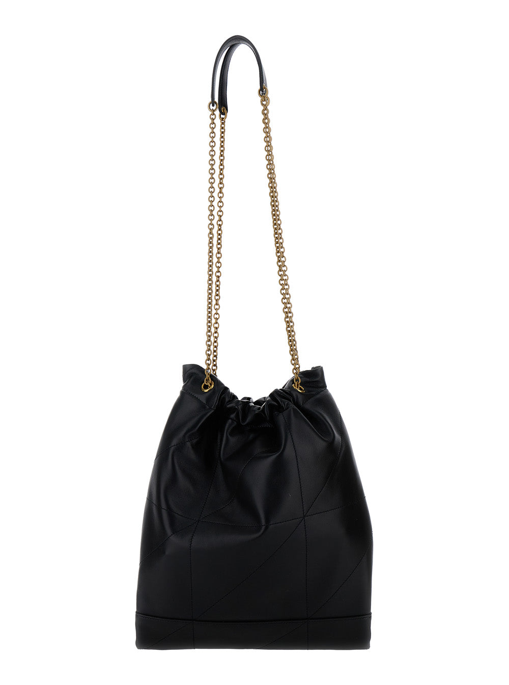 SAINT LAURENT Saint Laurent Women Crossbody Bag 'Jamie 4.3 Pochon' With Cassandre Plate On Front In Black Leather For Women