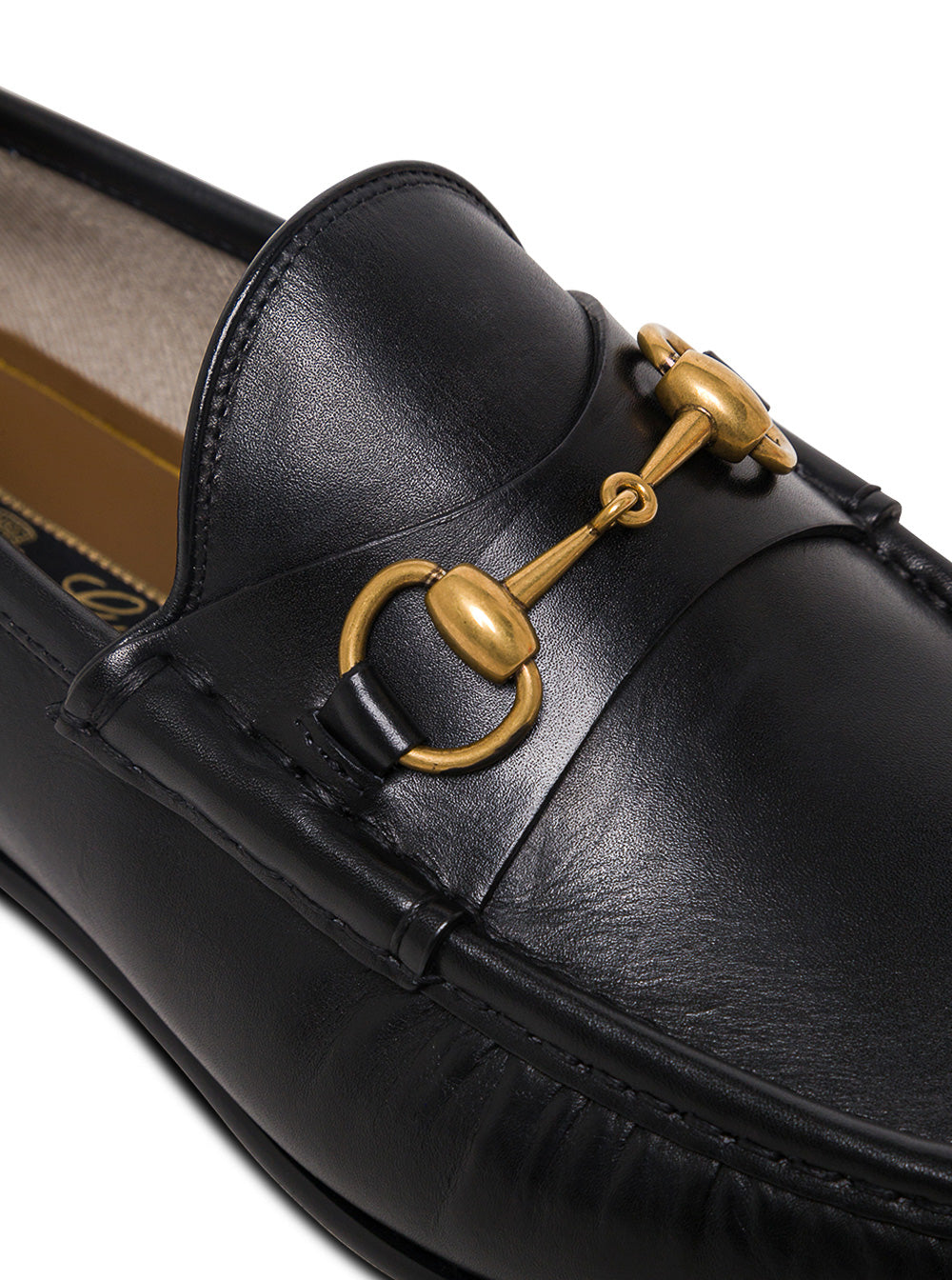 GUCCI Gucci Men Loafers With Leather Clamp Detail Black Men