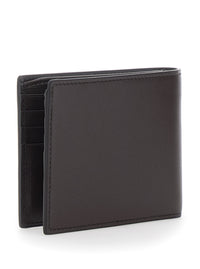 Gucci Men Brown Bi-Fold Wallet With Horsebit On The Front And Logo Imprinted Inside In Leather Men