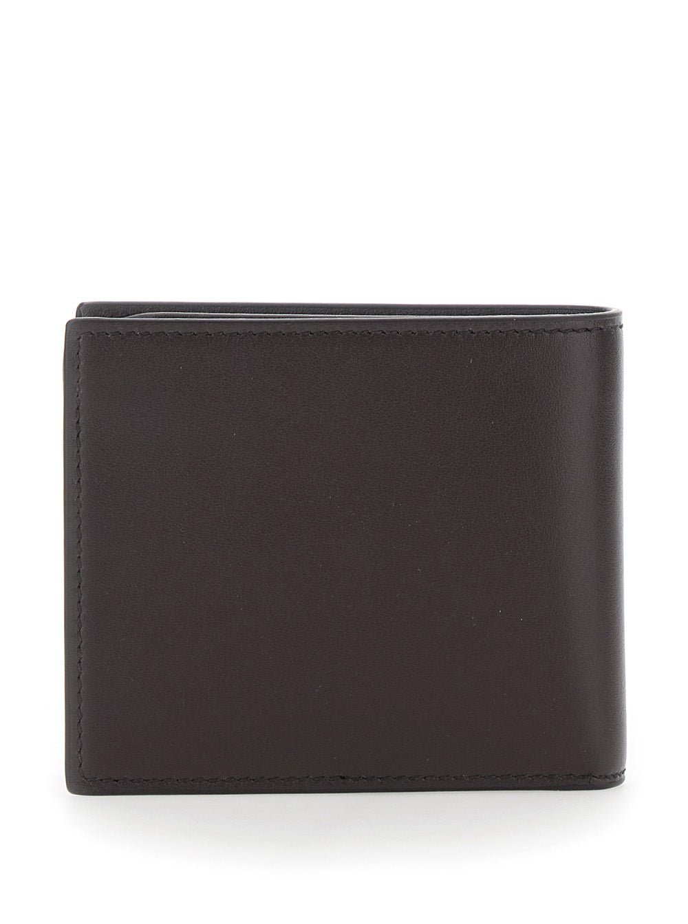 Gucci Men Brown Bi-Fold Wallet With Horsebit On The Front And Logo Imprinted Inside In Leather Men