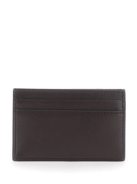 Gucci Men Card Holder With Horsebit On The Front In Brown Leather For Men