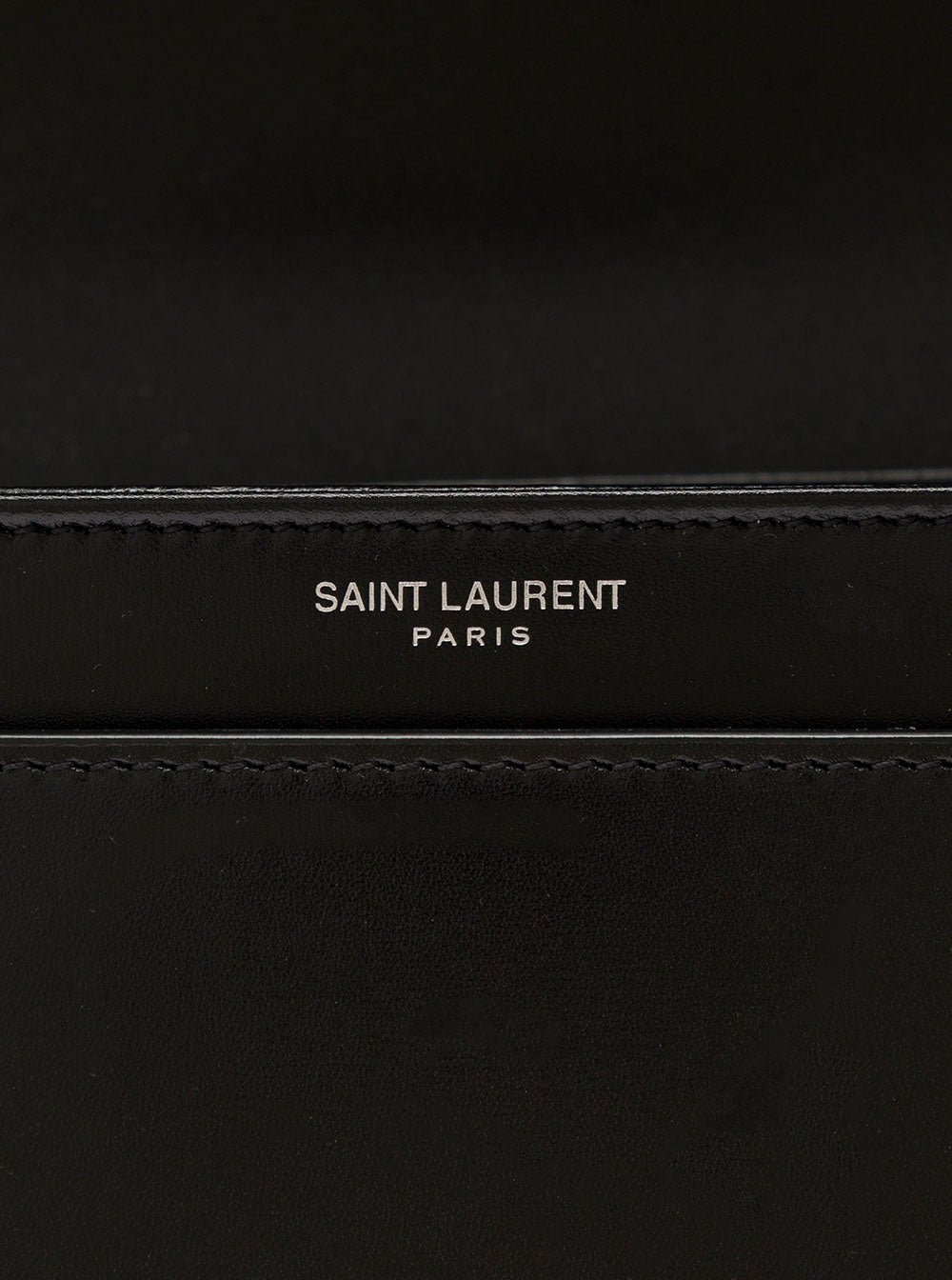 SAINT LAURENT Saint Laurent Men 'Cassandre' Black Messenger Bag With Cassandre Detail In Smooth Leather Men