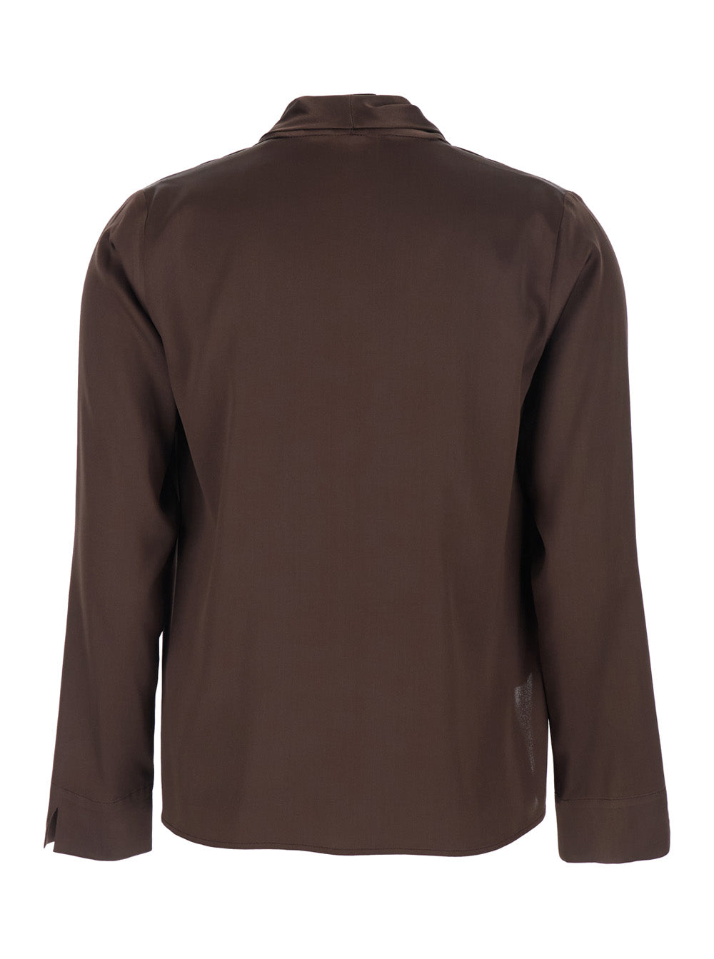 Leplain Women V-Neck Dress In Viscose Blend Brown Women