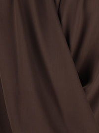 Leplain Women V-Neck Dress In Viscose Blend Brown Women