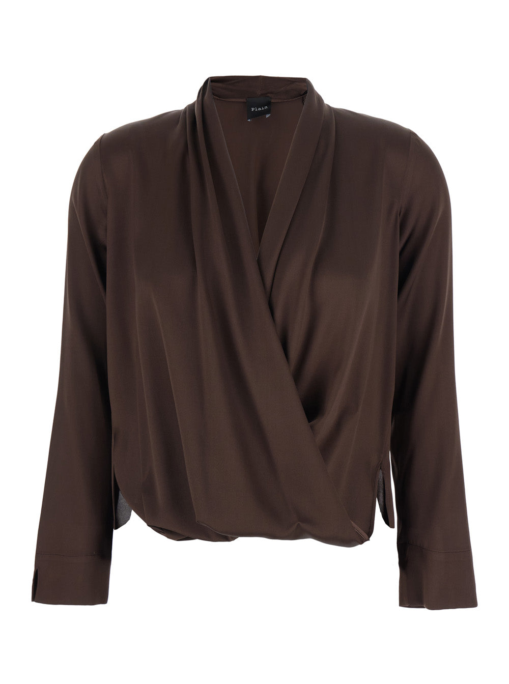 Leplain Women V-Neck Dress In Viscose Blend Brown Women