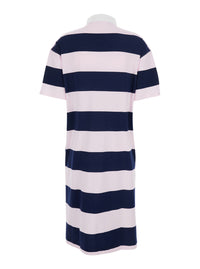 COPERNI Coperni Women Multicolor Dress With All-Over Striped Motif And Embroidered Logo On Front In Cotton Woman