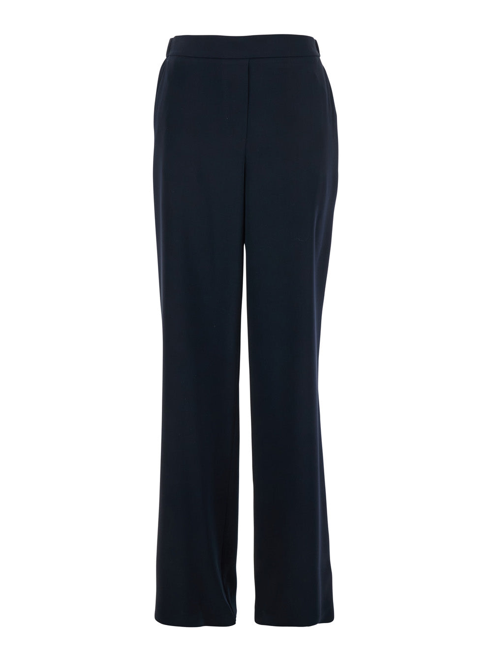 Leplain Women Blue Pants With Elasticated Waist At The Back And Wide Leg In Tech Fabric Woman