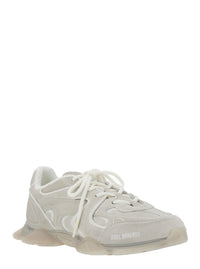 Axel Arigato Men 'Eris' Grey Sneaker With Side Logo Lettering And Panel Design In Suede Man
