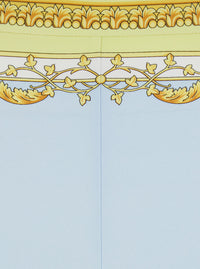 Versace Women Multicolor Leggings With All-Over Baroque Print In Stretch Fabric For Women