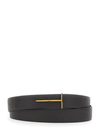 TOM FORD Tom Ford Men Hammered Leather Belt