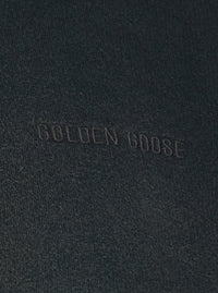 Golden Goose Men Grey Crewneck Sweatshirt With Logo Lettering On The Front And Bleached Effect In Cotton Men