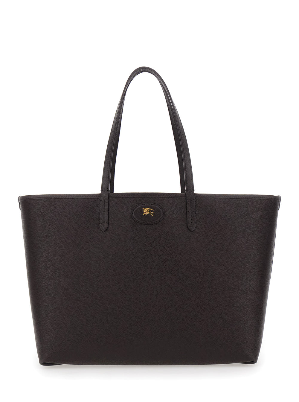 BURBERRY Burberry Women Brown Reversible Tote Bag With Ekd Patch On The Front In Leather For Women
