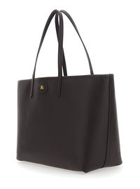 BURBERRY Burberry Women Brown Reversible Tote Bag With Ekd Patch On The Front In Leather For Women