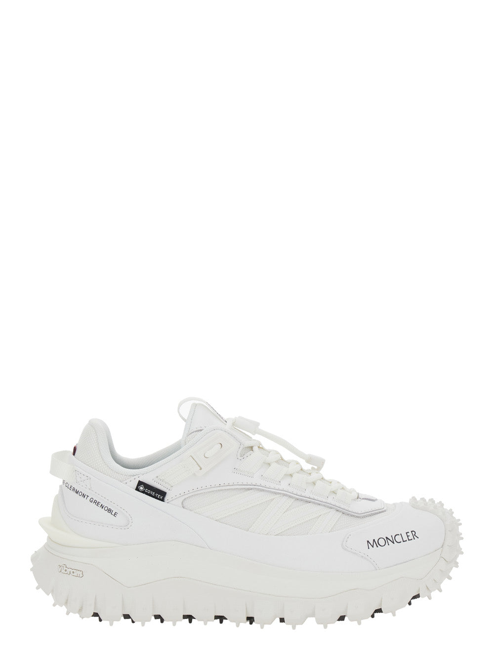 Moncler Women Low Sneakers 'Trailgrip Gtx' With Fabric Logo Detail White Women