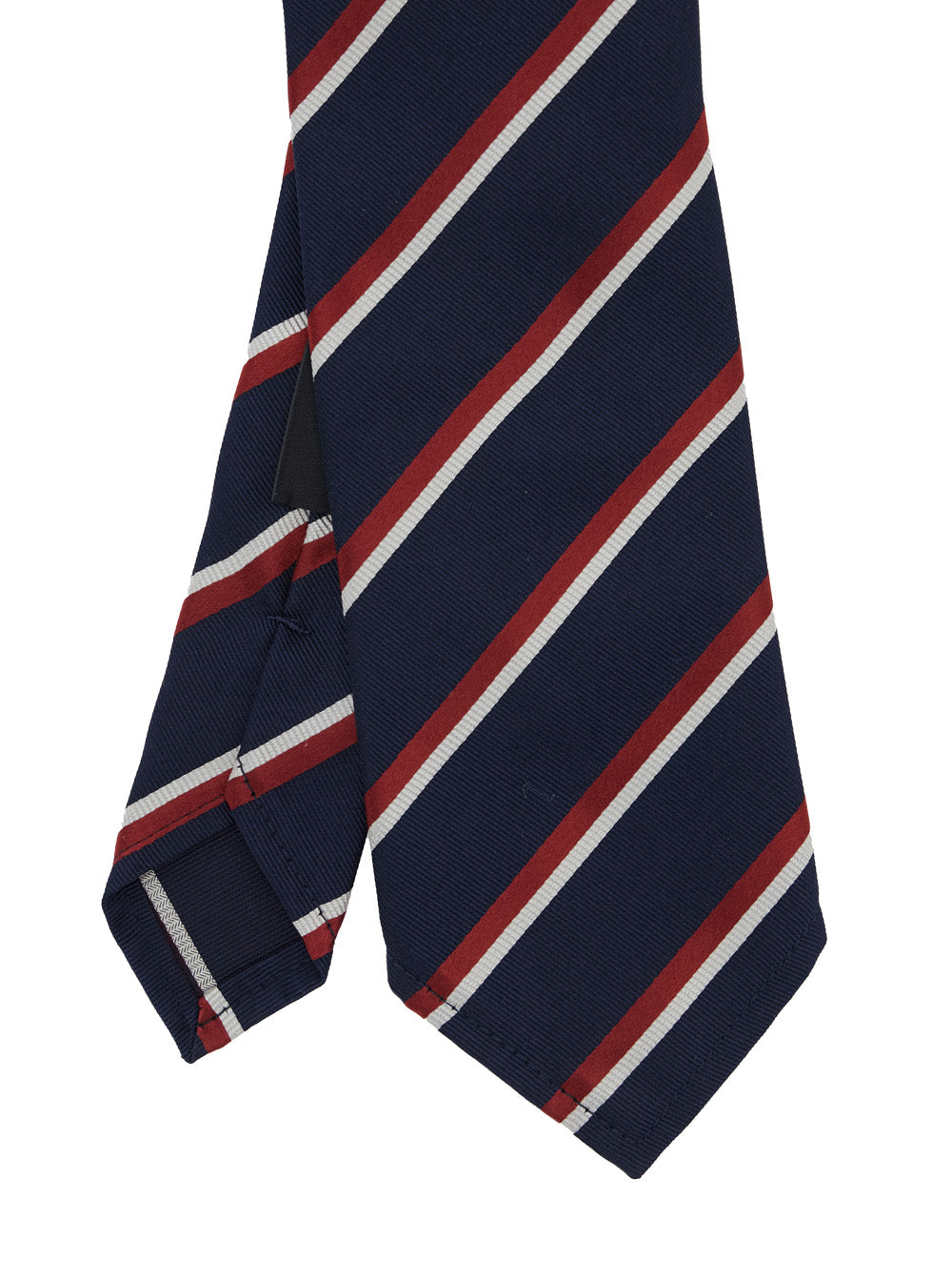 DSQUARED2 Dsquared2 Men Blue Tie With All-Over Striped Motif In Silk For Men