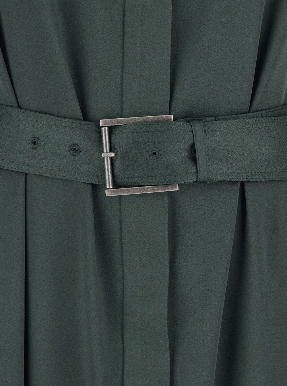 Tom Ford Women Green Long Dress With Halterneck And Front Belt In Viscose Blend For Women